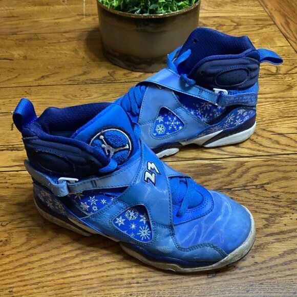 KID'S Jordan 8 Retro 'Snow Blizzard' (GS) Size 4Y - Picture 11 of 11